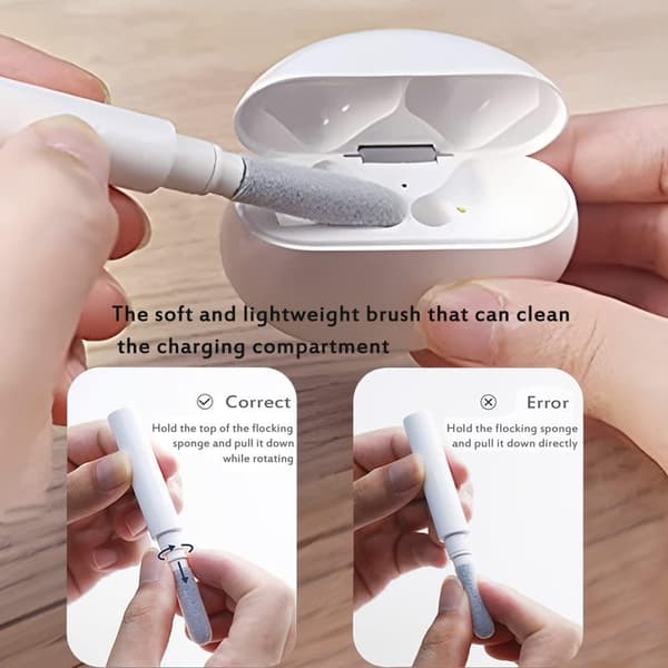 Multifunction Airpods 1/2/3/Pro Cleaner Kit with Soft Brush - Vit