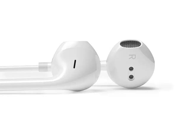2 PARIA Valkoiset klassiset kuulokkeet vakio Aux 3,5 mm:n liitäntä ergonominen