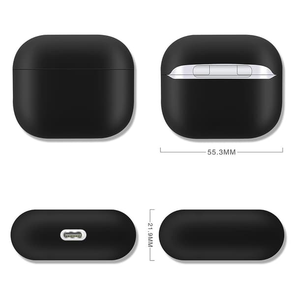 Silikonskal Apple AirPods 3 Svart