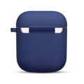 Miniatyrbild 3 av 6: Silikonskal Med Karbinhake Apple AirPods Mörkblå