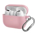 Miniatyrbild 1 av 5: Silikonskal Med Karbinhake Apple AirPods Pro 2 Rosa