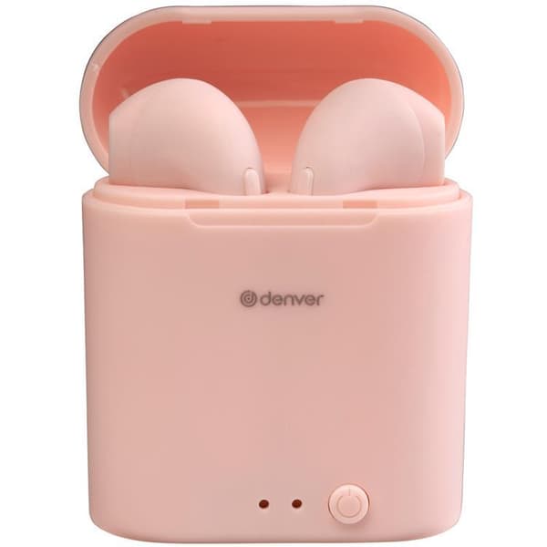 DENVER Truly Trådlös Bluetooth Hörlurar - Rosa
