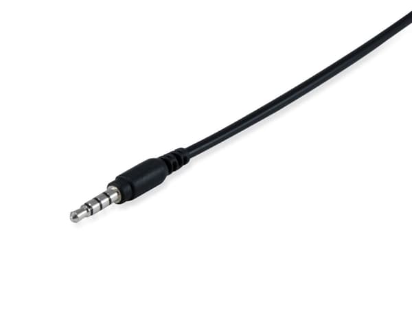 Udstyr Headset Jack 245304 Stereo headset med mute/1,8m kabel/sort