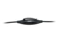 Miniatyrbillede 2 af 4: Udstyr Headset Jack 245304 Stereo headset med mute/1,8m kabel/sort