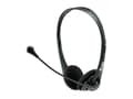 Miniatyrbillede 1 af 4: Udstyr Headset Jack 245304 Stereo headset med mute/1,8m kabel/sort