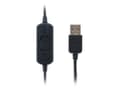 Miniatyrbillede 2 af 3: Udstyr USB-headset - Hovedtelefoner - Pandebånd - Kontor/Call Center - Sort - Binaural - SCR kontrolenhed (245305)