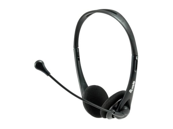Utrusta USB-headset - Hörlurar - Pannband - Office/Call Center - Svart - Binaural - SCR Control Unit (245305)