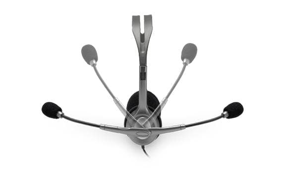 Logitech H110 headset - Dubbel 3,5MM anslutning - Grå