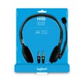 Miniatyrbild 7 av 8: Logitech H110 headset - Dubbel 3,5MM anslutning - Grå