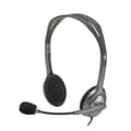 Miniatyrbild 1 av 8: Logitech H110 headset - Dubbel 3,5MM anslutning - Grå