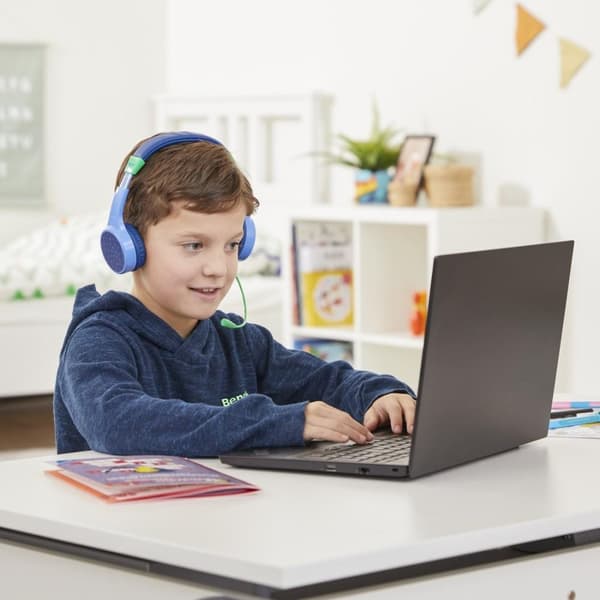 Hama Teens Guard-hovedtelefoner Trådløse hovedbåndopkald/musik Bluetooth Blå (00184111)