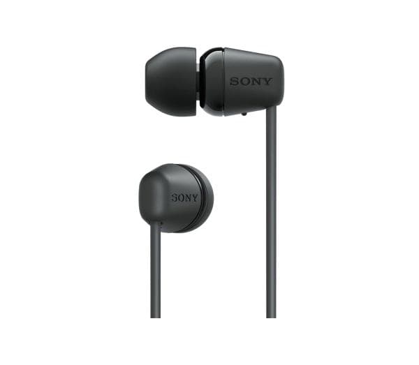 Sony WI-C100 - Langattomat kuulokkeet - musta