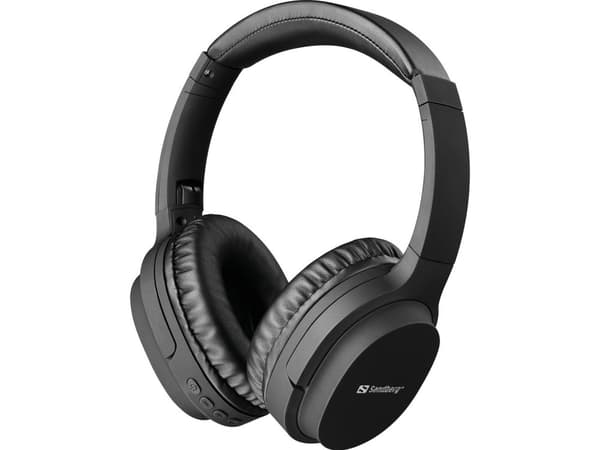 Sandberg Play'n Go - Hörlurar med mikrofon - cirkumaural - Bluetooth - trådlös, trådbunden - 3,5 mm kontakt