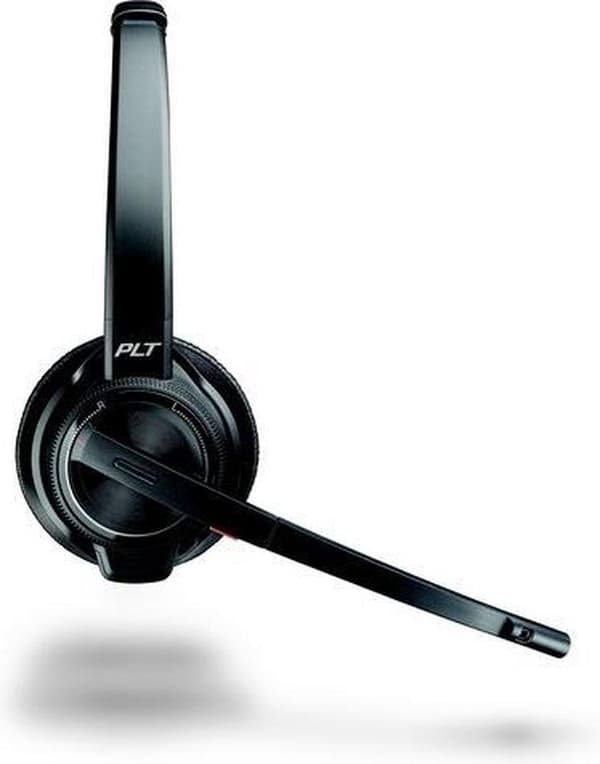 Plantronics Savi W8220-M, MSFT Binaural Pandebånd Sort