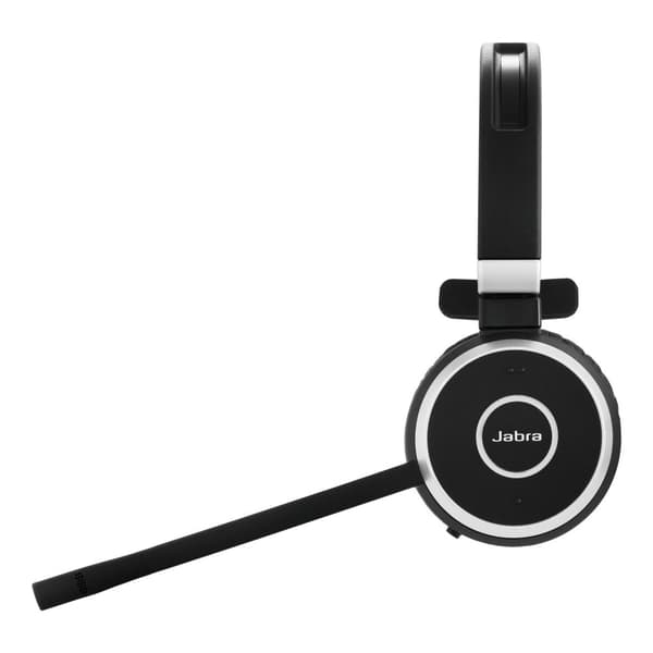 Jabra Evolve 65 MS mono Headset Trådbundet & trådlöst Pannband Kontor/callcenter Micro USB Bluetooth Svart