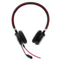 Miniatyrbillede 1 af 2: Jabra Evolve 40 MS Stereo Headset Kabelført Pandebånd Kontor/Call Center Sort
