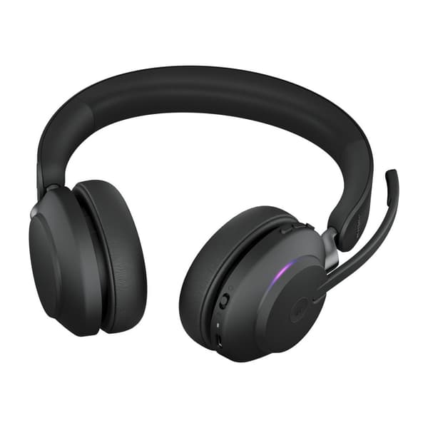 Jabra Evolve2 65 MS Stereo - Bluetooth-kuuloke - korvaan - langaton - USB-C - kohinaneristys - musta