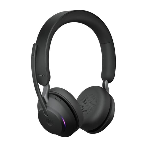 Jabra Evolve2 65 MS Stereo - Bluetooth-kuuloke - korvaan - langaton - USB-C - kohinaneristys - musta