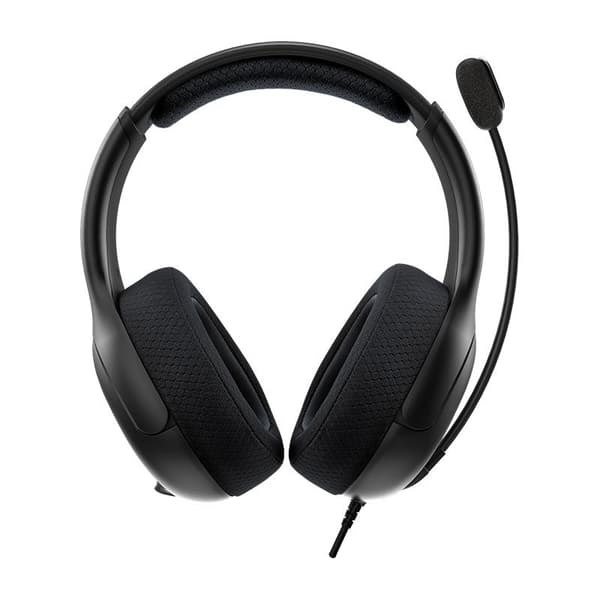PDP Gaming LVL50 -stereopelikuulokkeet - PS4 & PS5 - Virallinen lisensoitu - Musta