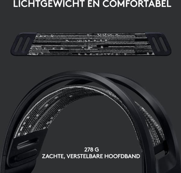 Logitech G733 LIGHTSPEED langattomat pelikuulokkeet - PS5/PS4 & PC - musta