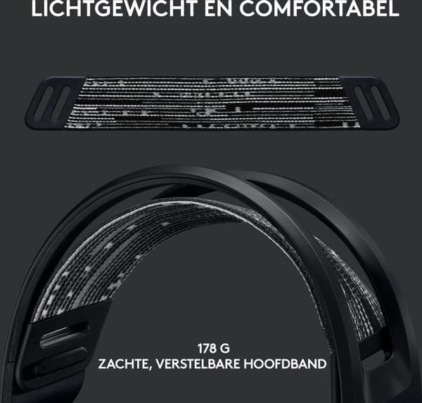 Logitech G733 LIGHTSPEED langattomat pelikuulokkeet - PS5/PS4 & PC - musta