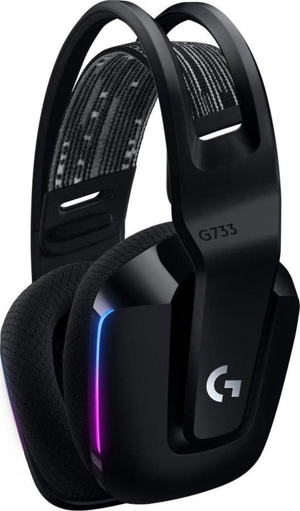 Logitech G733 LIGHTSPEED langattomat pelikuulokkeet - PS5/PS4 & PC - musta