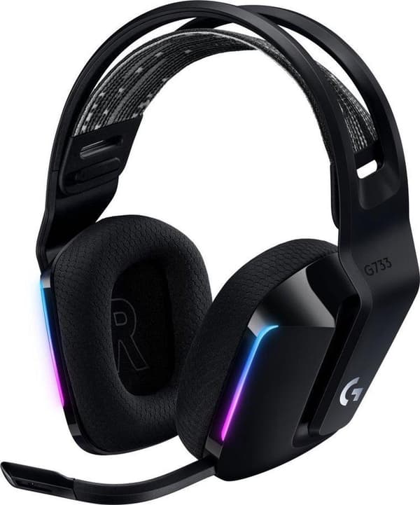 Logitech G733 LIGHTSPEED langattomat pelikuulokkeet - PS5/PS4 & PC - musta