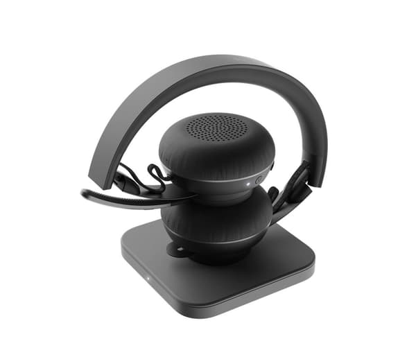 Logitech Zone Wireless - Kuulokkeet - On-ear - Bluetooth - langaton - aktiivinen melunvaimennus - meluneristys - Grafiitti - Sertifioitu Microsoft Tea