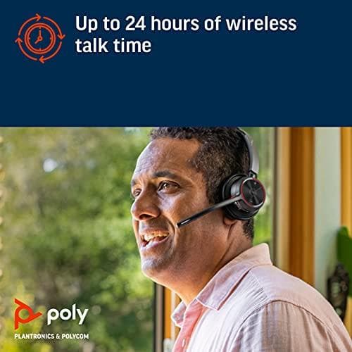 Poly Voyager 4300 UC Series 4310 - Headset - on-ear - Bluetooth - trådlöst - USB-C - Zoomcertifierat