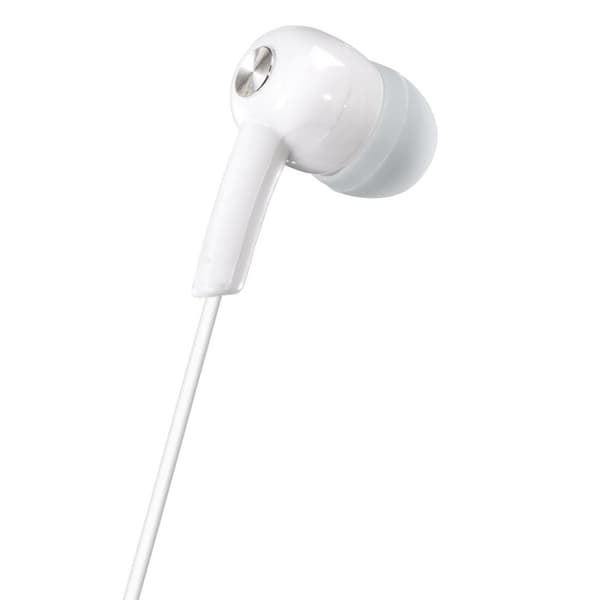 Hama Gloss-hörlurar med kabelansluten In Ear Music Grå - Vit (00184132)