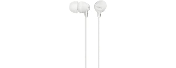 Sony MDR-EX15LPB - In-ear høretelefoner - Hvid