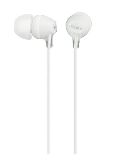 Sony MDR-EX15LPB - In-ear høretelefoner - Hvid