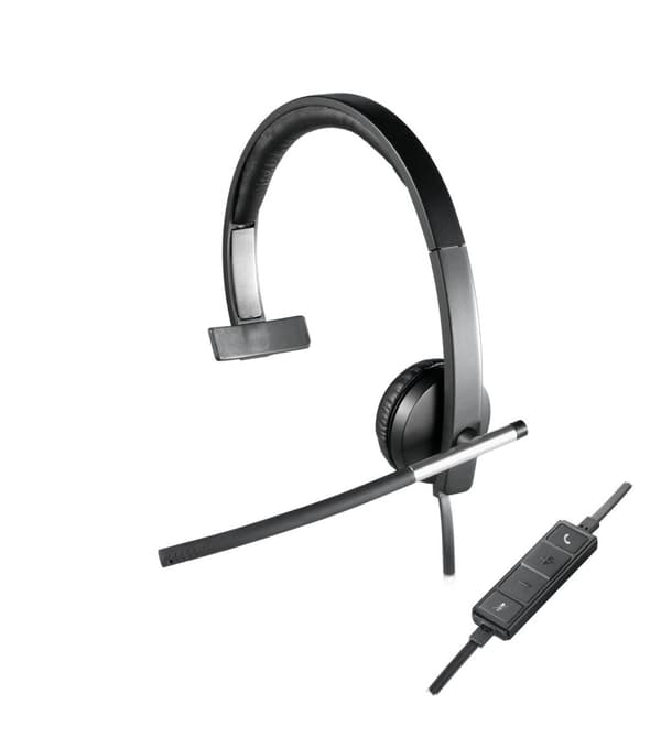Logitech H650e - Monokuulokkeet USB:llä