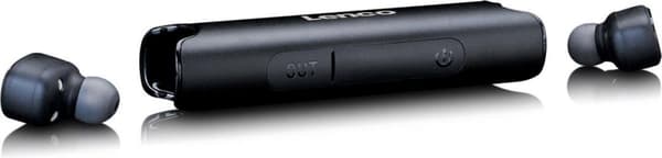 Lenco EPB-440 - trådløse høretelefoner med powerbank - Sort