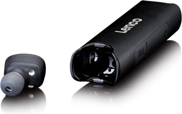 Lenco EPB-440 - trådløse høretelefoner med powerbank - Sort