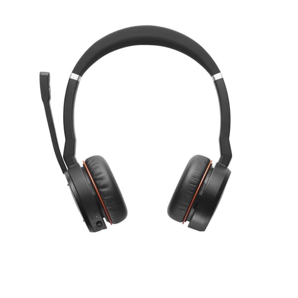 Jabra Evolve 75 UC Stereo Bluetooth Headset med opladningsdock