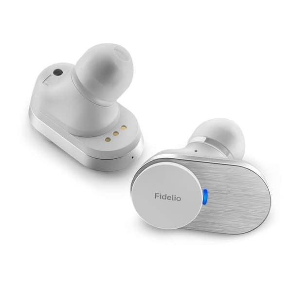 Philips Fidelio T1 - In-ear hovedtelefoner - Trådløs - Med ANC - Sølv