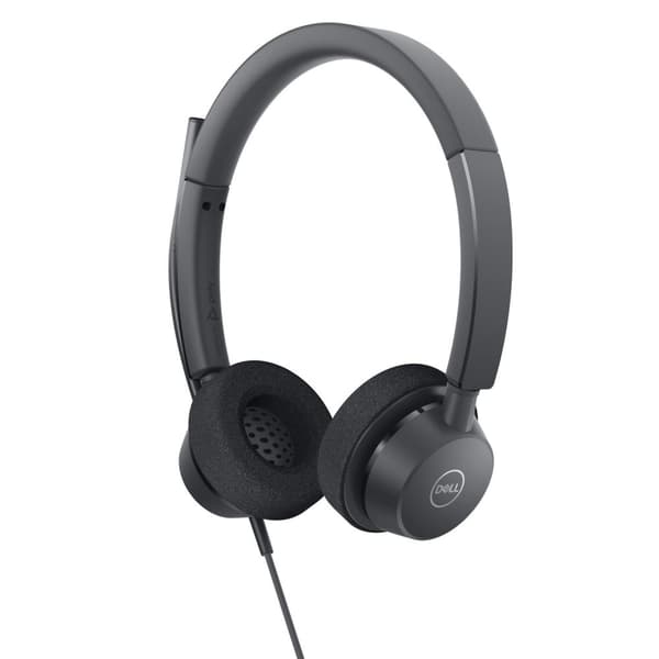 DELL WH3022 - Headset - Pandebånd - Kontor/Call Center - Sort - Status - Kablet (DELL-WH3022)