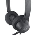 Miniatyrbillede 5 af 6: DELL WH3022 - Headset - Pandebånd - Kontor/Call Center - Sort - Status - Kablet (DELL-WH3022)