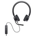 Miniatyrbillede 1 af 6: DELL WH3022 - Headset - Pandebånd - Kontor/Call Center - Sort - Status - Kablet (DELL-WH3022)