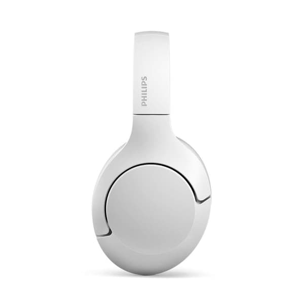 Philips TAH8506 - Hörlurar med mikrofon - cirkumaural - Bluetooth - trådlös, trådbunden - aktiv brusreducering - 2,5 mm kontakt - vit