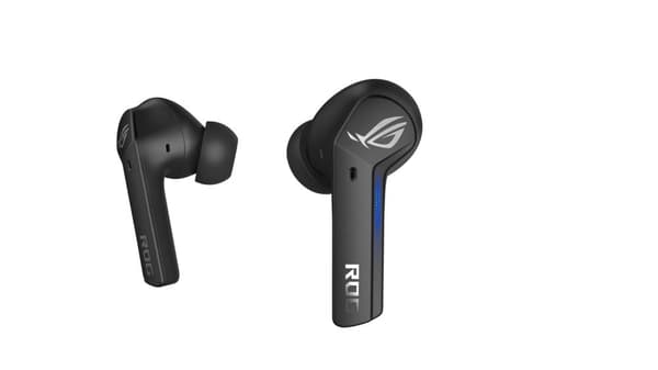 ASUS ROG Cetra True Wireless - äkta trådlösa hörlurar med mikrofon - in-ear - Bluetooth - aktiv brusreducering - svart (90YH03G1-B5UA00)