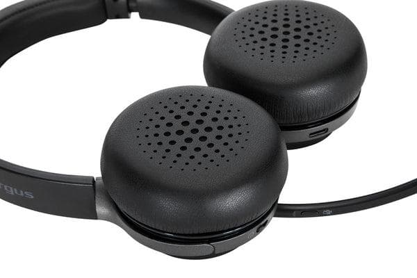 Targus AEH104GL - Kuulokkeet - korvalla - vaihdettava - Bluetooth - langaton, langallinen - 3,5 mm:n liitin - kohinaneristys - musta (AEH104GL)
