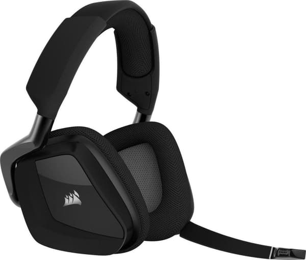 Corsair Void RGB Elite Wireless 7.1 Virtual Surround Sound Gaming Headset - Svart - PC