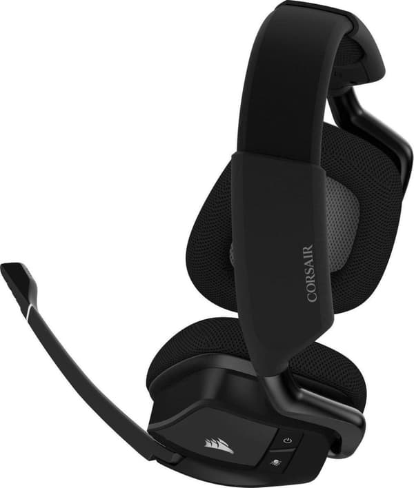 Corsair Void RGB Elite Wireless 7.1 Virtual Surround Sound Gaming Headset - Svart - PC