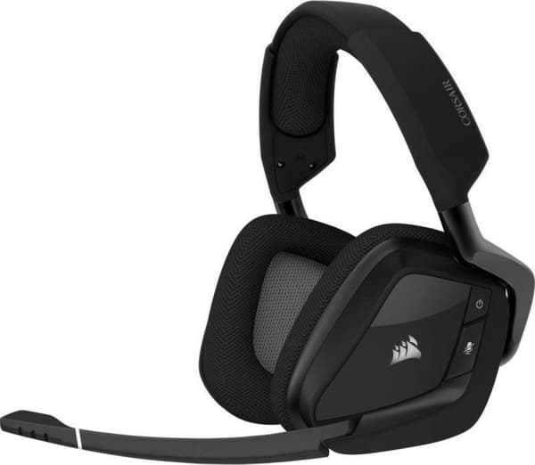 Corsair Void RGB Elite Wireless 7.1 Virtual Surround Sound Gaming Headset - Svart - PC