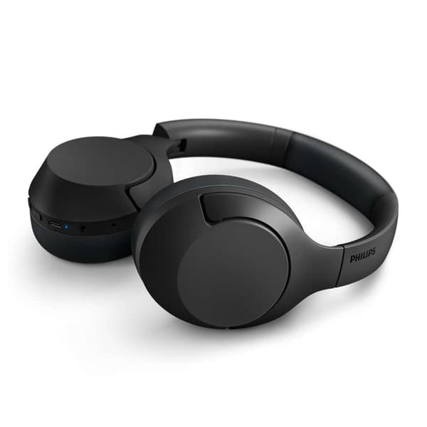 Philips TAH8506BK Trådløse Over Ear-hovedtelefoner med Noise Cancelling Pro, Trådløse hovedtelefoner til voksne, Foldbare Over Ear-hovedtelefoner med