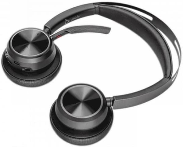POLY Voyager Focus 2 UC Headset Huvudband USB Type-A Bluetooth Laddningsfodral Svart