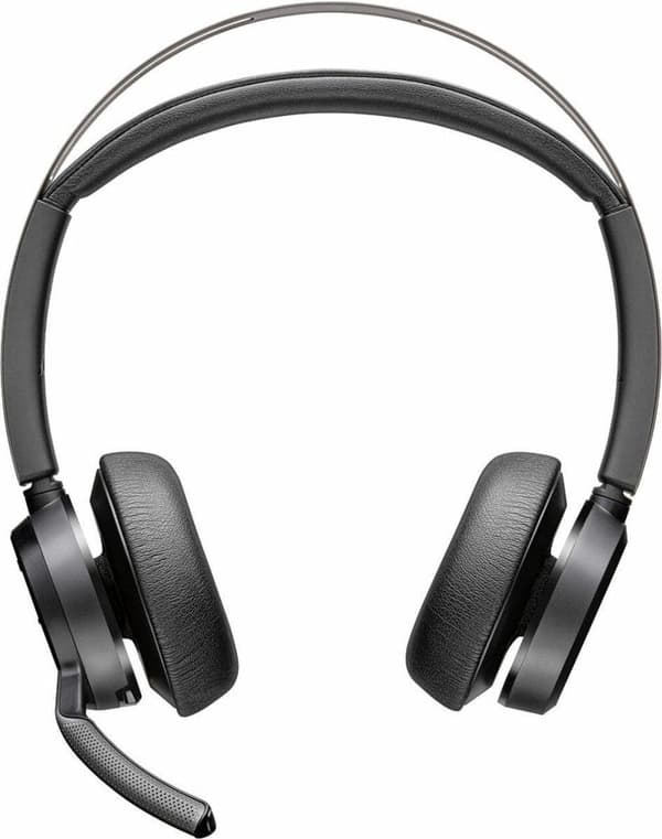 POLY Voyager Focus 2 UC Headset Huvudband USB Type-A Bluetooth Laddningsfodral Svart