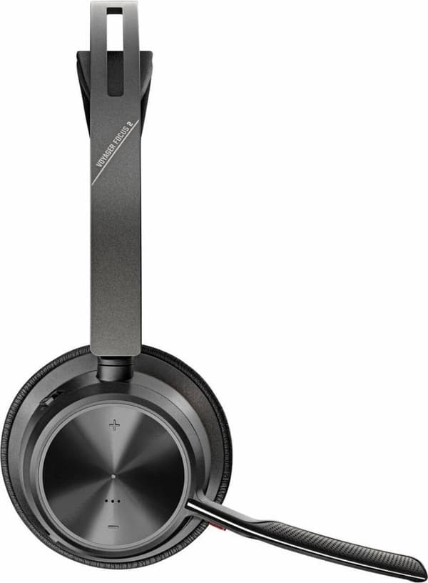 POLY Voyager Focus 2 UC Headset Huvudband USB Type-A Bluetooth Laddningsfodral Svart